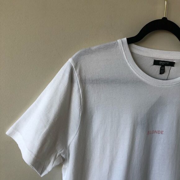 Nwt-Brunette The Label "Blonde" T Shirt - Picture 4 of 8